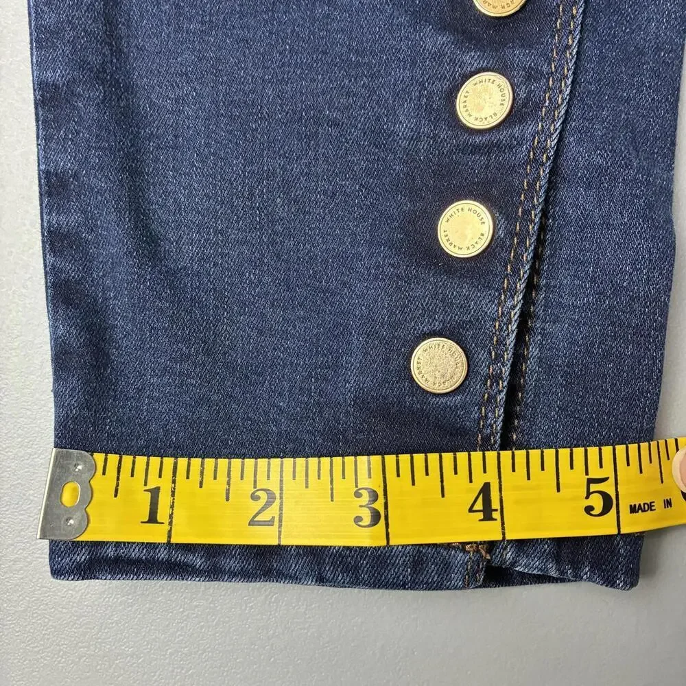Chico's The Skimmer Women's Skinny Jeans Size 12 Dark Wash